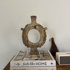 Glazed Pottery Vessel Unique Shape